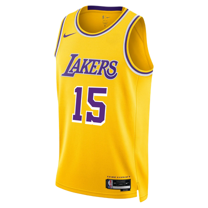 Austin Reaves #15 Los Angeles Lakers Yellow Icon Jersey