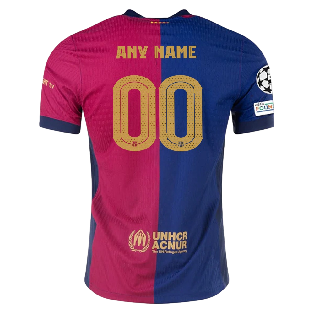 Barcelona 24/25 Home Personalized Fans Soccer Jersey