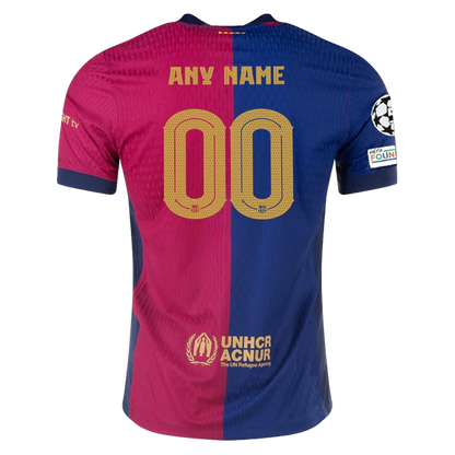 Barcelona 24/25 Home Personalized Fans Soccer Jersey