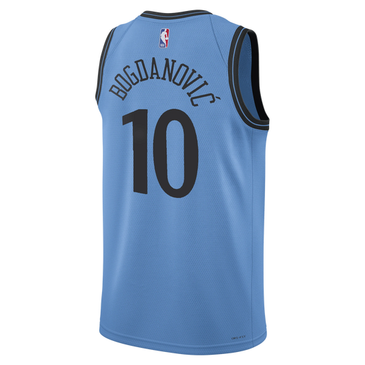 Bogdan Bogdanovic #10 LA Clippers Light Blue City Edition Jersey