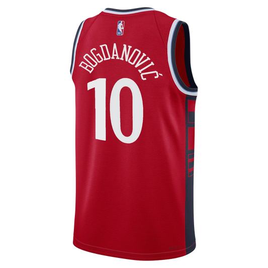 Bogdan Bogdanovic #10 LA Clippers Red Statement Jersey