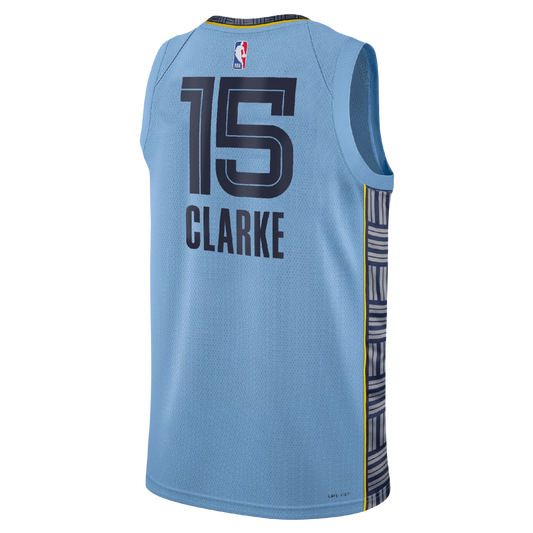 Brandon Clarke #15 Memphis Grizzlies Light Blue Statement Jersey
