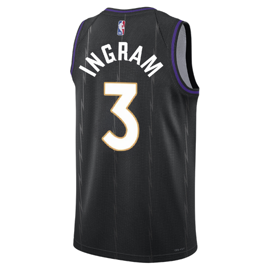 Brandon Ingram #3 Toronto Raptors Black City Edition Jersey