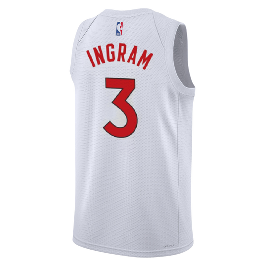 Brandon Ingram #3 Toronto Raptors White Association Jersey