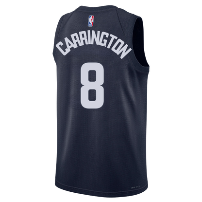Bub Carrington #8 Washington Wizards Blue Statement Jersey