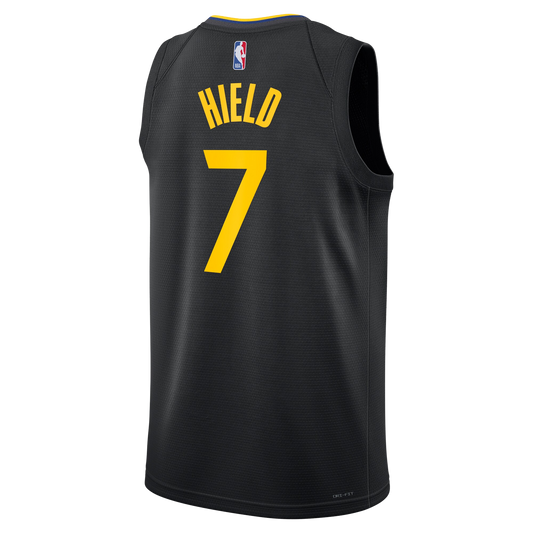 Buddy Hield #7 Golden State Warriors Black Statement Jersey