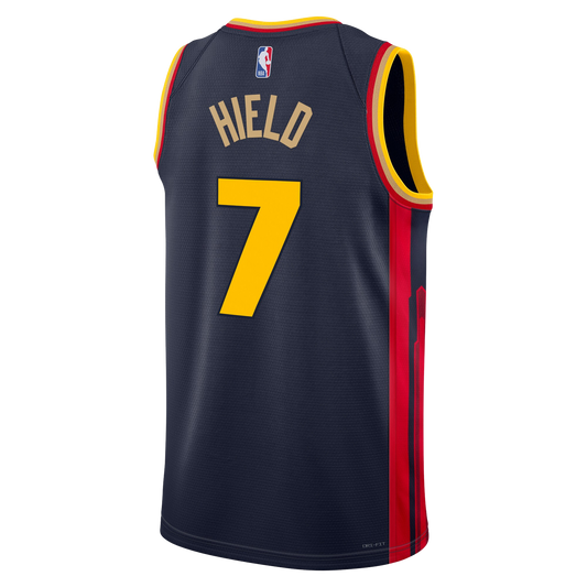 Buddy Hield #7 Golden State Warriors Navy City Edition Jersey
