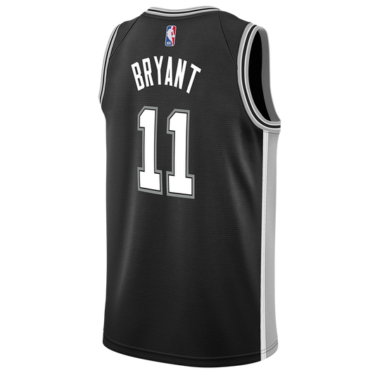 Carter Bryant #11 San Antonio Spurs Black Icon Jersey