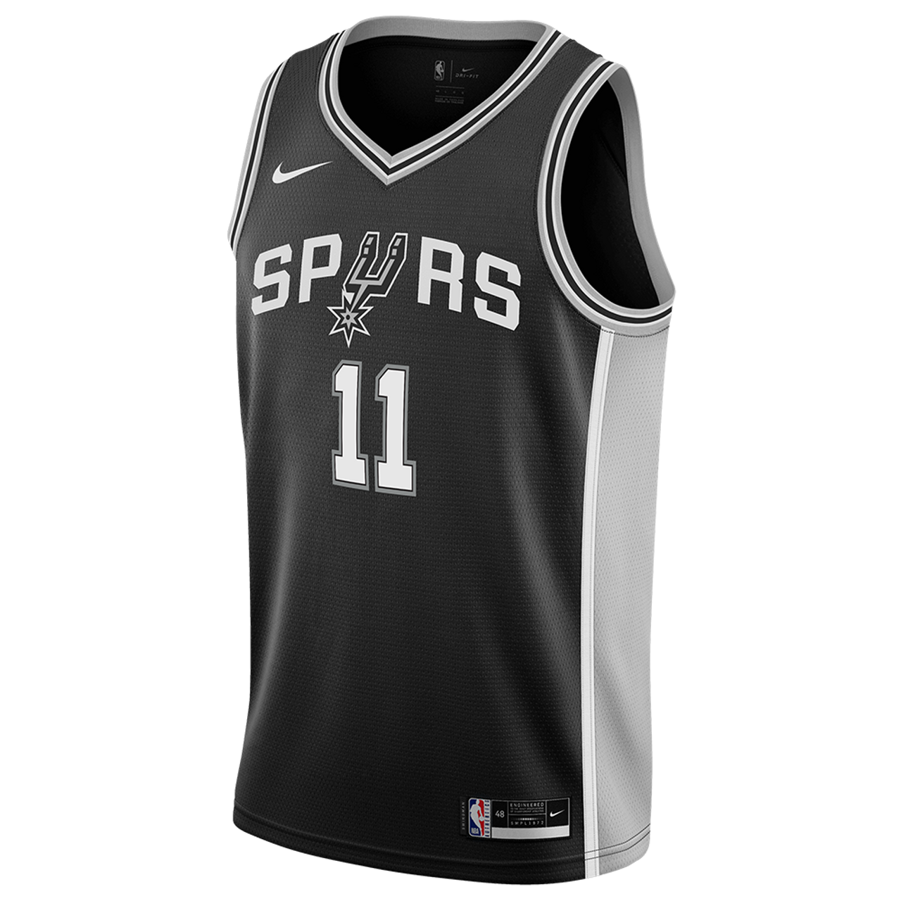 Carter Bryant #11 San Antonio Spurs Black Icon Jersey