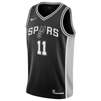 Carter Bryant #11 San Antonio Spurs Black Icon Jersey