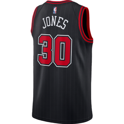 Tre Jones #30 Chicago Bulls Black Statement Jersey