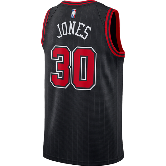Tre Jones #30 Chicago Bulls Black Statement Jersey