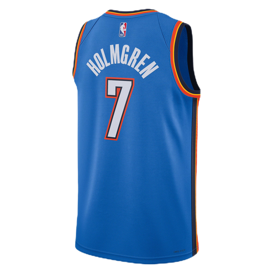 Chet Holmgren #7 Oklahoma City Thunder Blue Icon Jersey