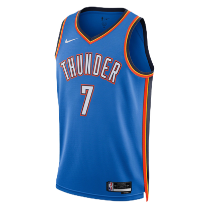 Chet Holmgren #7 Oklahoma City Thunder Blue Icon Jersey