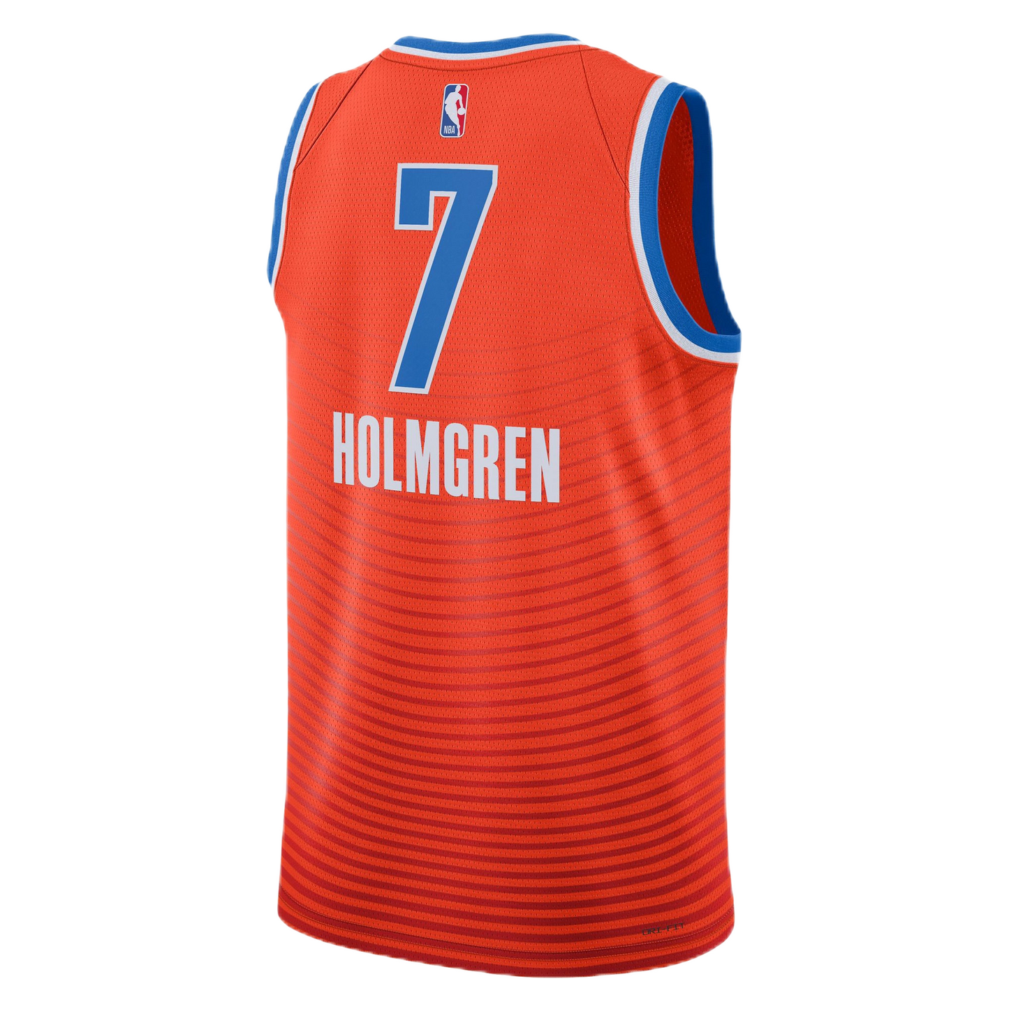 Chet Holmgren #7 Oklahoma City Thunder Orange Statement Jersey