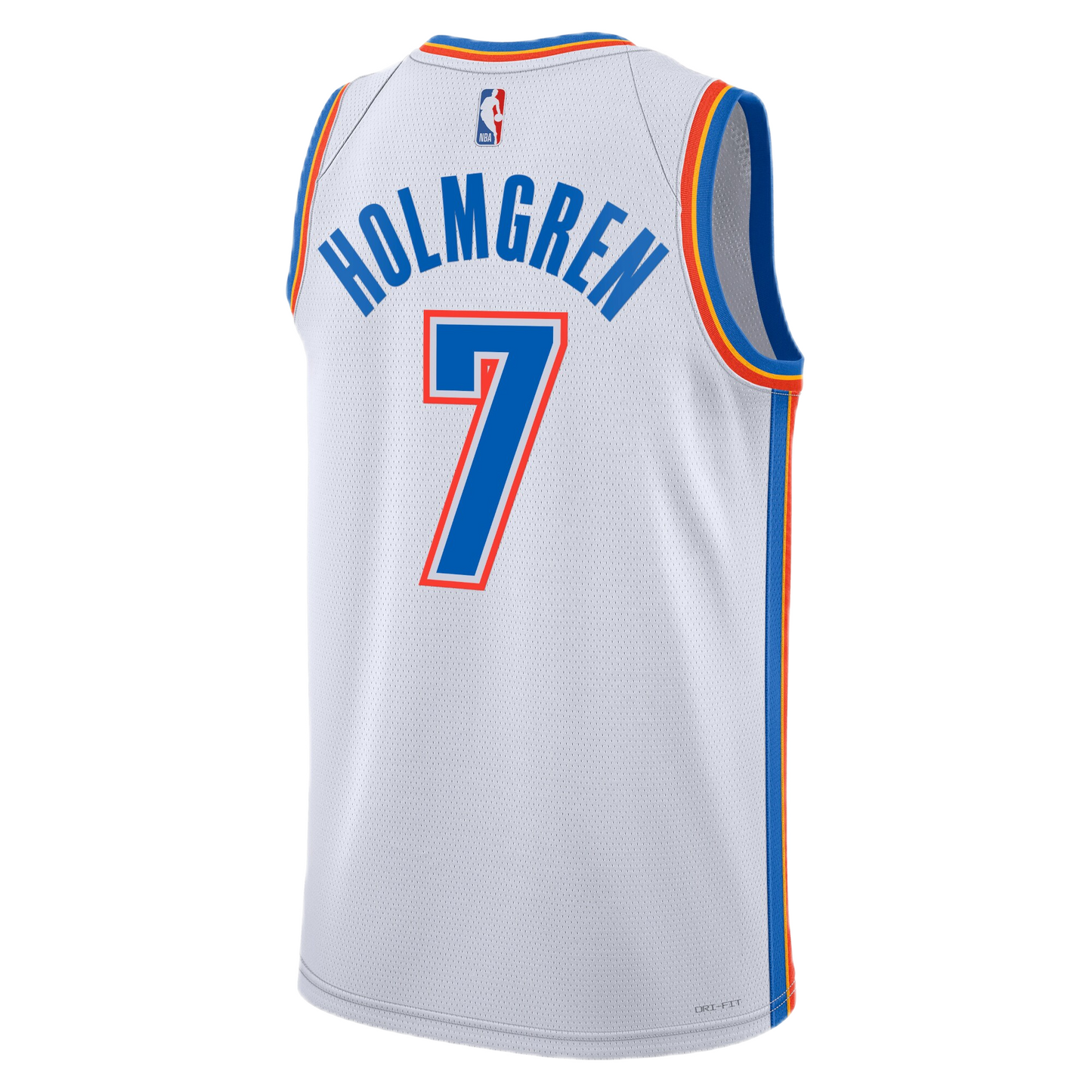 Chet Holmgren #7 Oklahoma City Thunder White Association Jersey