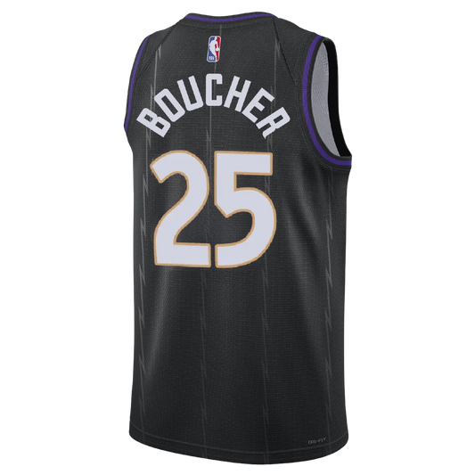 Chris Boucher #25 Toronto Raptors Black City Edition Jersey