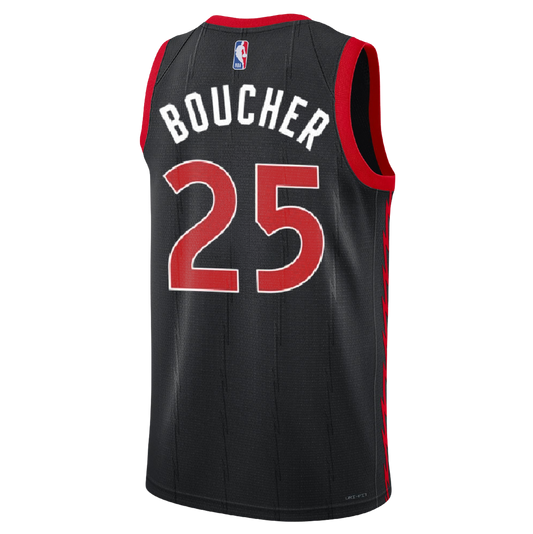 Chris Boucher #25 Toronto Raptors Black Statement Jersey
