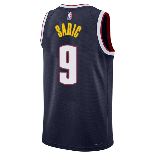 Dario Šarić #9 Denver Nuggets Navy Icon Jersey