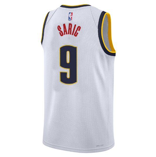 Dario Šarić #9 Denver Nuggets White Association Jersey