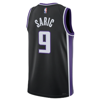 Dario Saric #9 Sacramento Kings Black Icon Jersey
