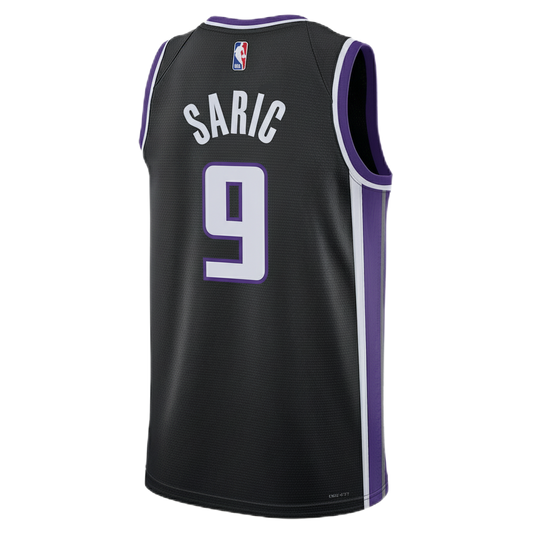 Dario Saric #9 Sacramento Kings Black Icon Jersey