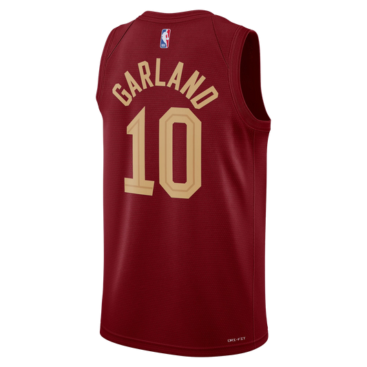 Darius Garland #10 Cleveland Cavaliers Burgundy Icon Jersey