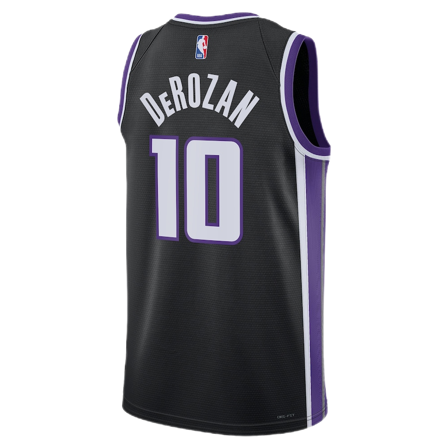 DeMar DeRozan #10 Sacramento Kings Black Icon Jersey