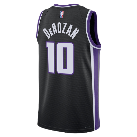 DeMar DeRozan #10 Sacramento Kings Black Icon Jersey