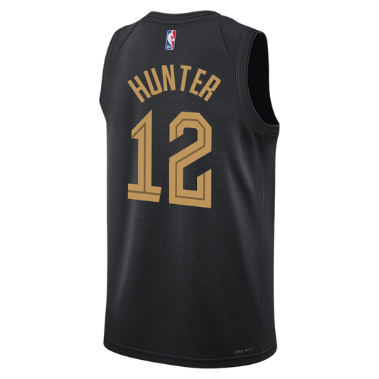 De'Andre Hunter #12 Cleveland Cavaliers Black Statement Jersey
