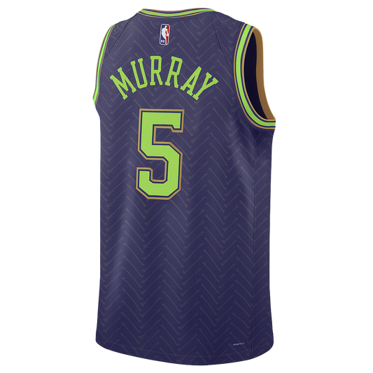 Dejounte Murray #5 New Orleans Pelicans Purple City Edition Jersey