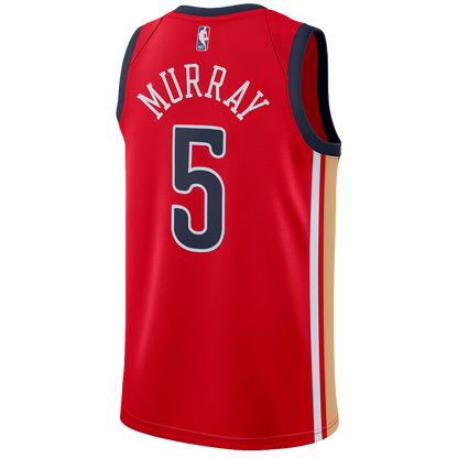 Dejounte Murray #5 New Orleans Pelicans Red Statement Jersey