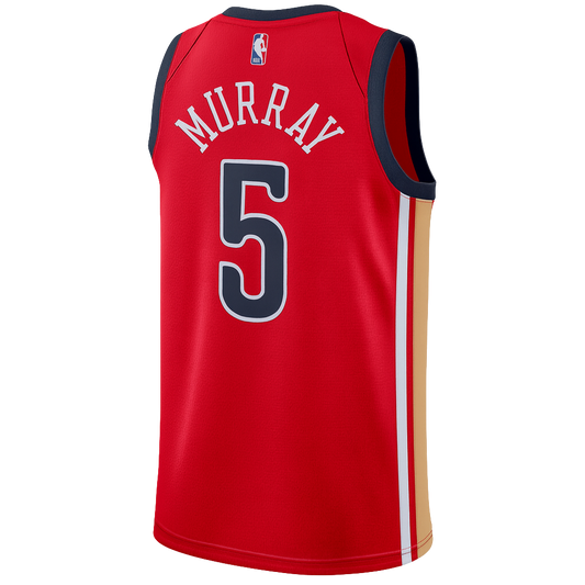 Dejounte Murray #5 New Orleans Pelicans Red Statement Jersey