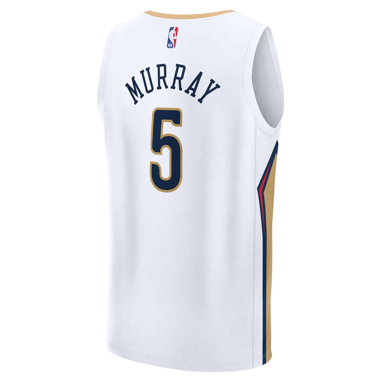 Dejounte Murray #5 New Orleans Pelicans White Association Jersey