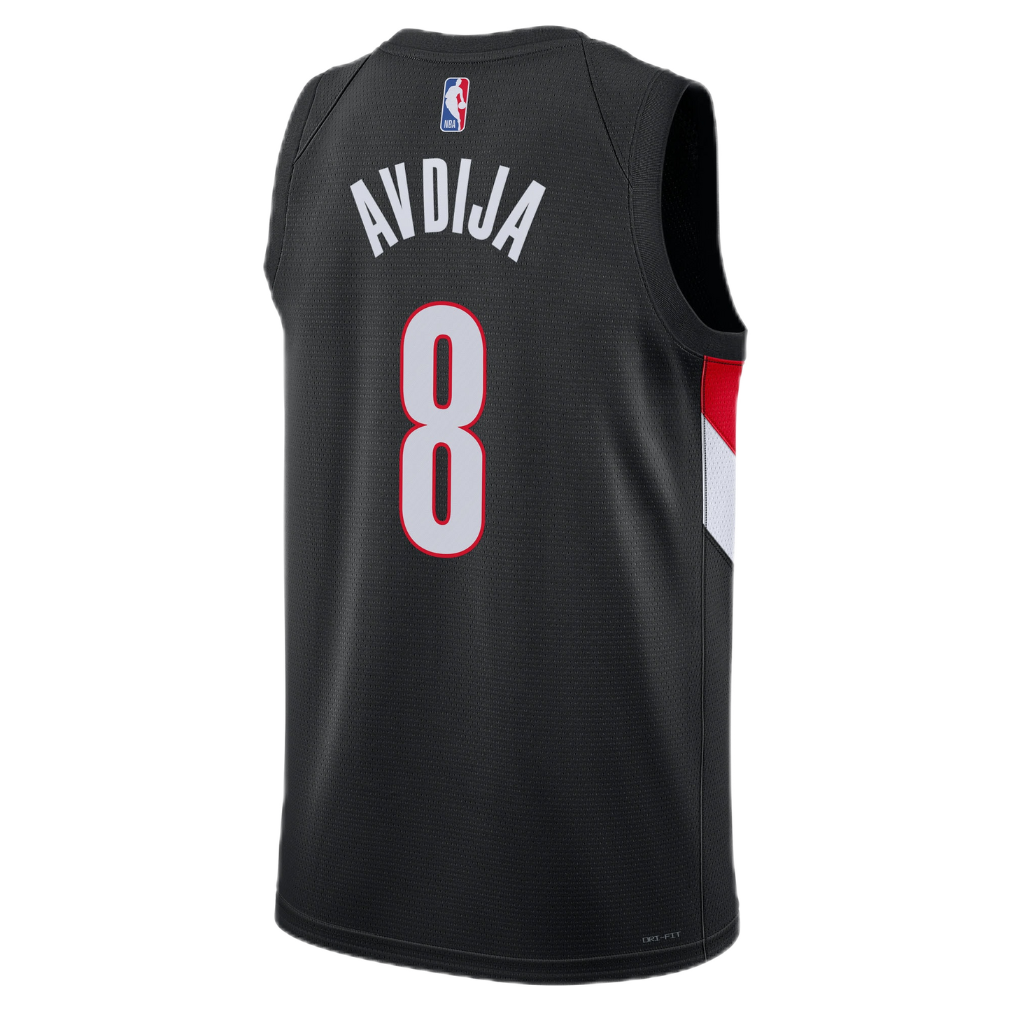Deni Avdija #8 Portland Trail Blazers Black Icon Jersey
