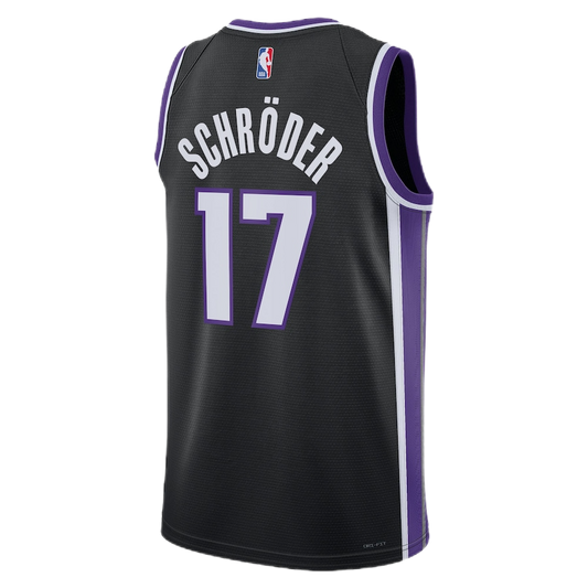Dennis Schroder #17 Sacramento Kings Black Icon Jersey