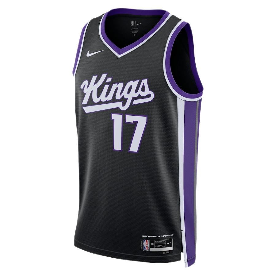 Dennis Schroder #17 Sacramento Kings Black Icon Jersey