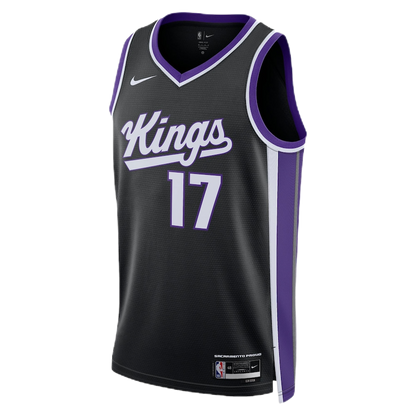 Dennis Schroder #17 Sacramento Kings Black Icon Jersey