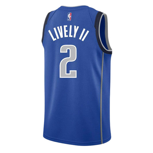 Dereck Lively II #2 Dallas Mavericks Blue Icon Jersey