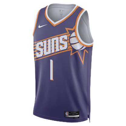 Devin Booker #1 Phoenix Suns Purple Icon Jersey