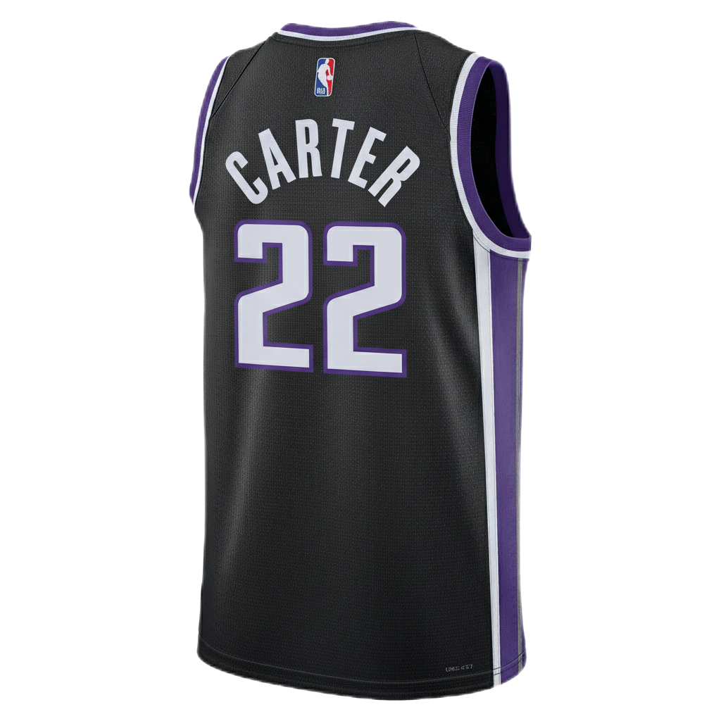 Devin Carter #22 Sacramento Kings Black Icon Jersey