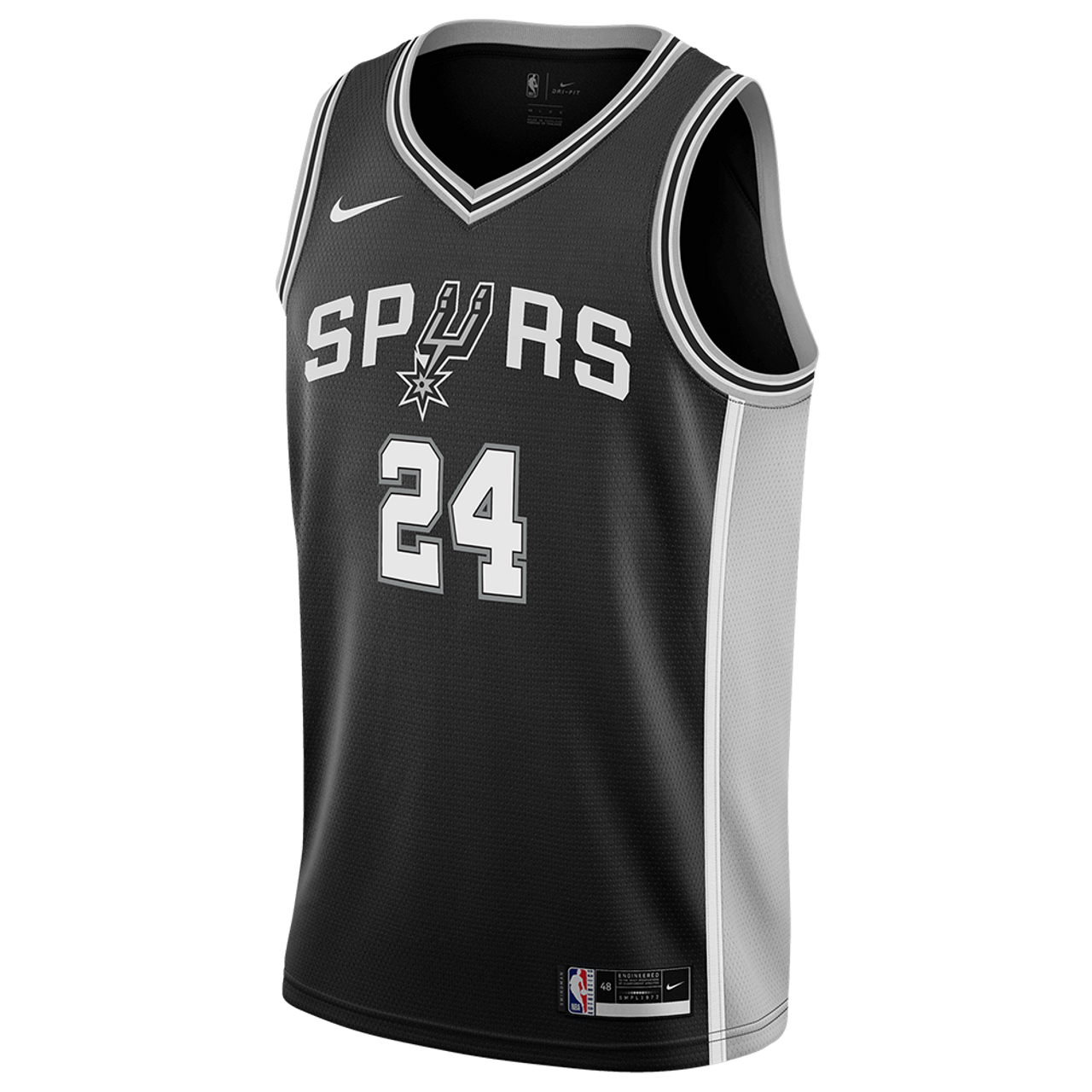 Devin Vassell #24 San Antonio Spurs Black Icon Jersey