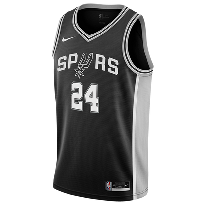 Devin Vassell #24 San Antonio Spurs Black Icon Jersey