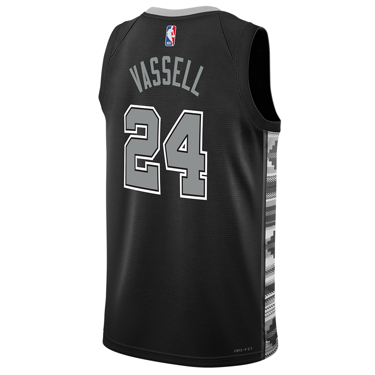 Devin Vassell #24 San Antonio Spurs Black Statement Jersey