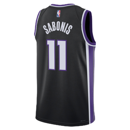 Domantas Sabonis #11 Sacramento Kings Black Icon Jersey