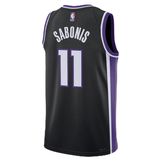Domantas Sabonis #11 Sacramento Kings Black Icon Jersey