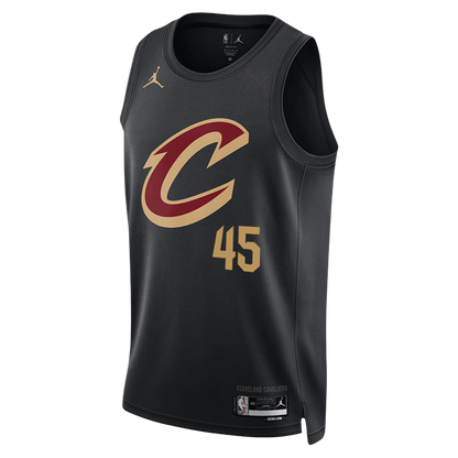 Donovan Mitchell #45 Cleveland Cavaliers Black Statement Jersey