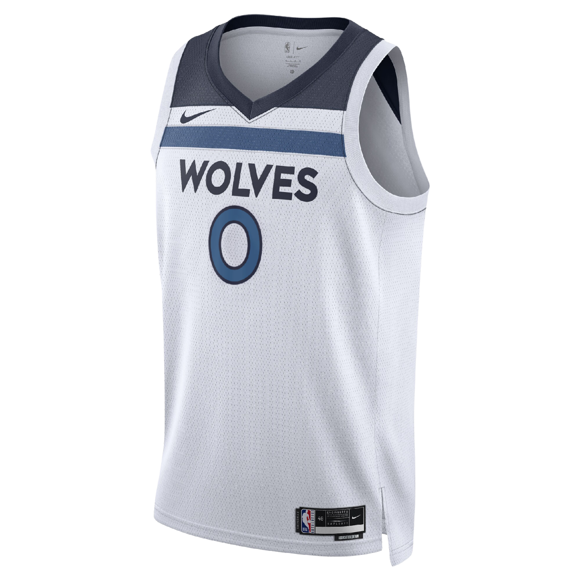 Donte DiVincenzo #0 Minnesota Timberwolves White Association Jersey
