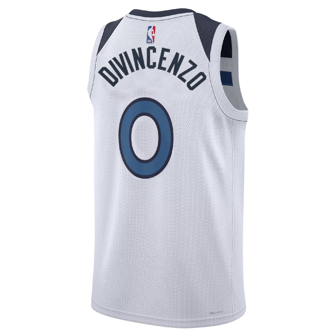 Donte DiVincenzo #0 Minnesota Timberwolves White Association Jersey