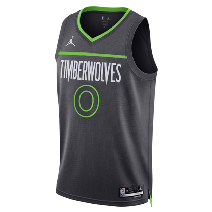 DiVincenzo #0 Minnesota Timberwolves Charcoal Statement Jersey